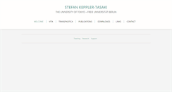 Desktop Screenshot of keppler-tasaki.com