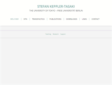 Tablet Screenshot of keppler-tasaki.com